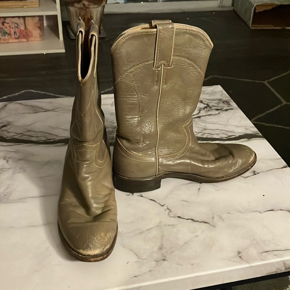 Justin Vintage Cowboy Boots Sz 6